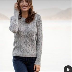 John Dolan Donegals cable knit Irish sweater